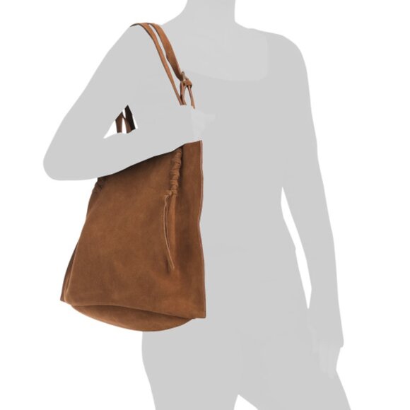 CHEVAL Made In Italy Suede Tote With Attached Pouch - Picture 4 of 4